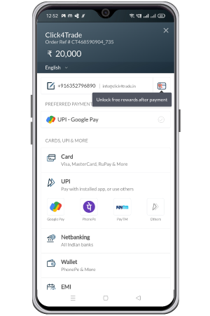 Click4Trade is a B2B Trading Application.