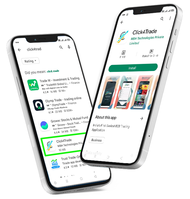 Click4Trade Is India's First Easiest B2B Trading Application.